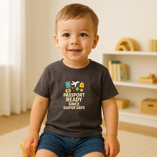 Passport Ready Since Diaper Days Tee