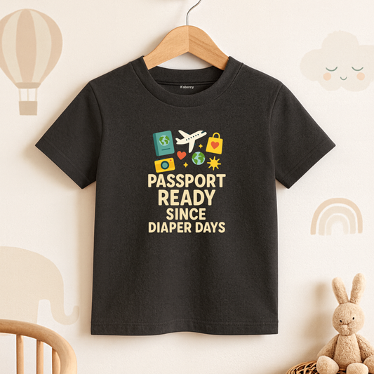 Passport Ready Since Diaper Days Tee